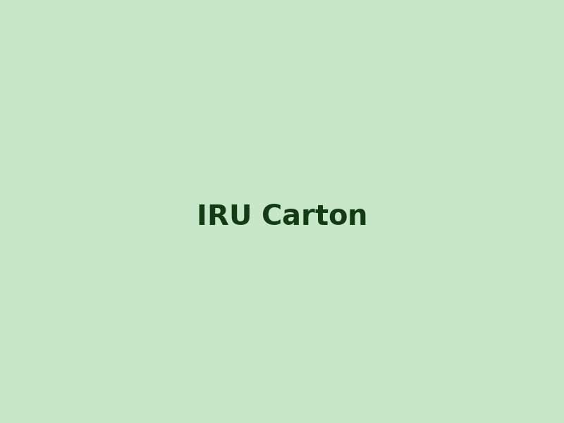 IRU Antiseptic Soap - 60 carton
